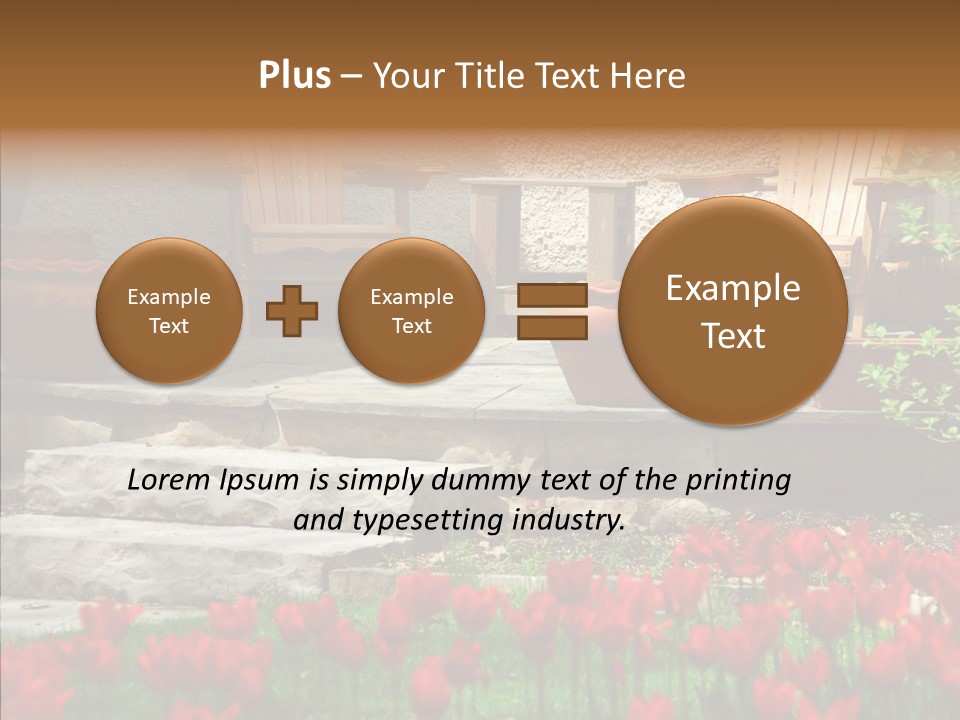 Wooden Front Sunny PowerPoint Template