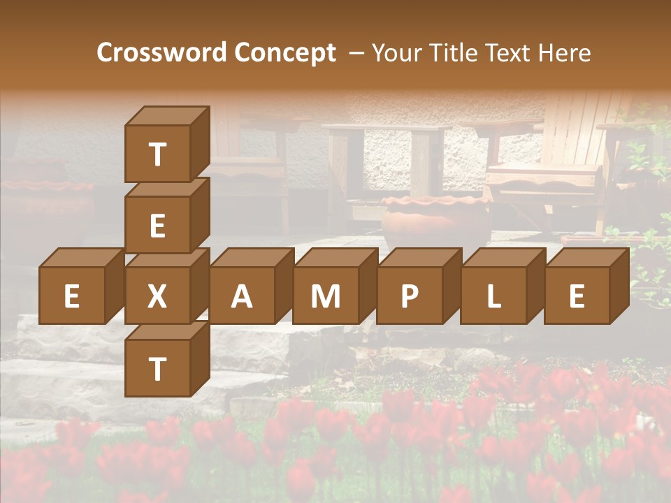 Wooden Front Sunny PowerPoint Template