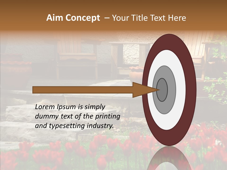 Wooden Front Sunny PowerPoint Template