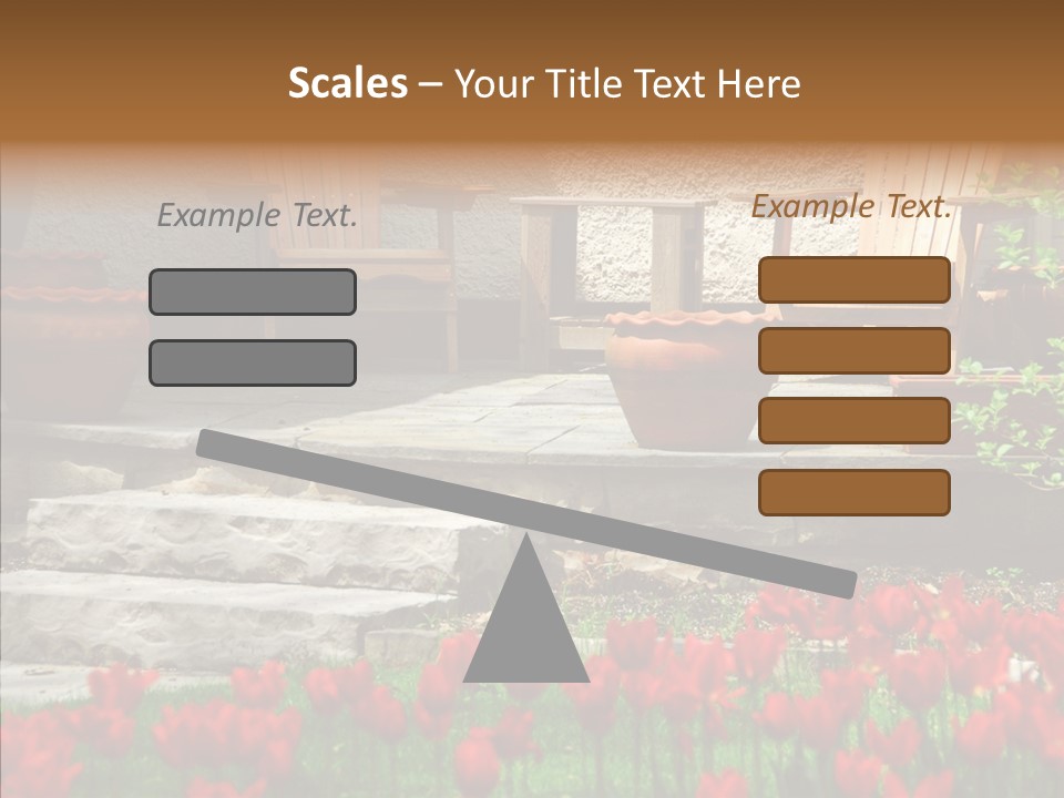 Wooden Front Sunny PowerPoint Template