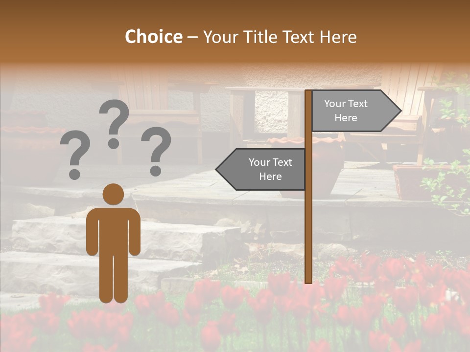 Wooden Front Sunny PowerPoint Template