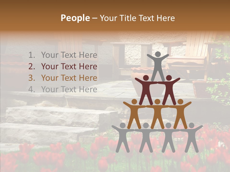 Wooden Front Sunny PowerPoint Template