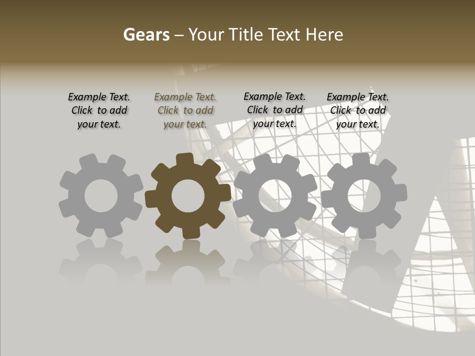 Turbine Environment Cool PowerPoint Template