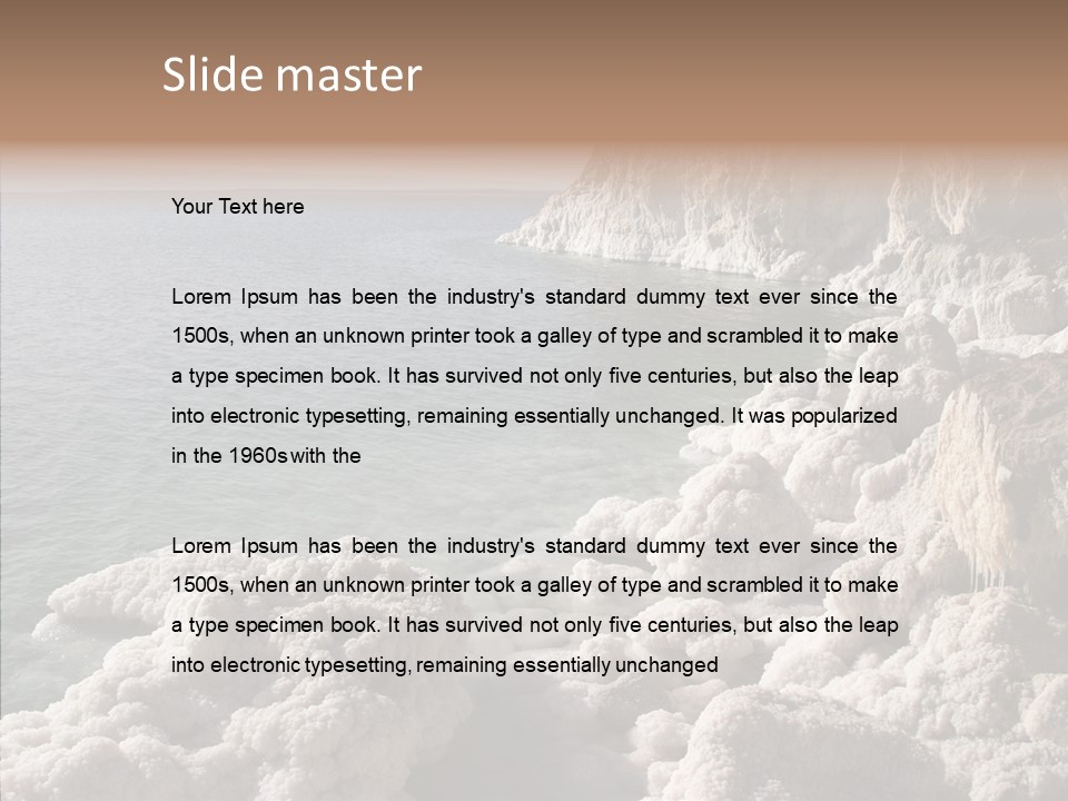 Sea Care Israel PowerPoint Template