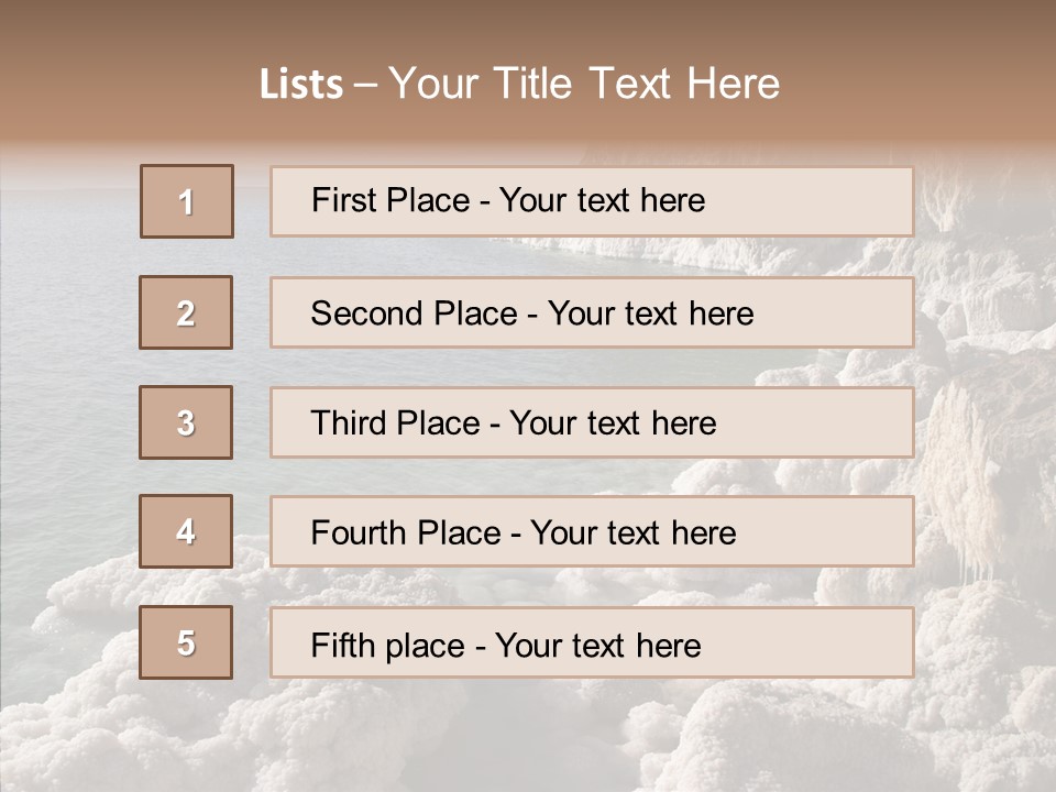 Sea Care Israel PowerPoint Template