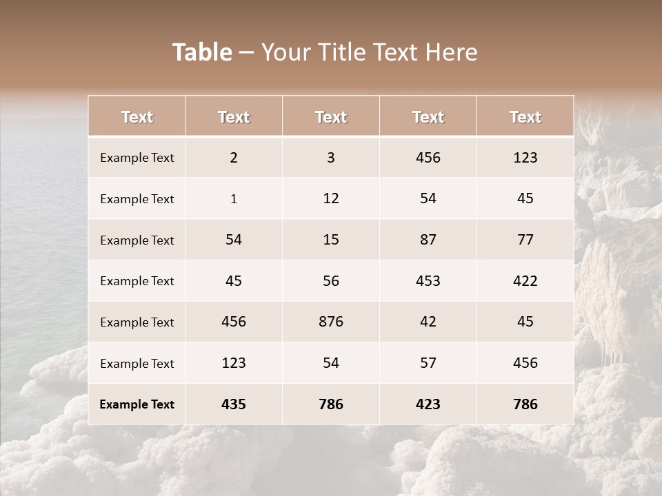 Sea Care Israel PowerPoint Template