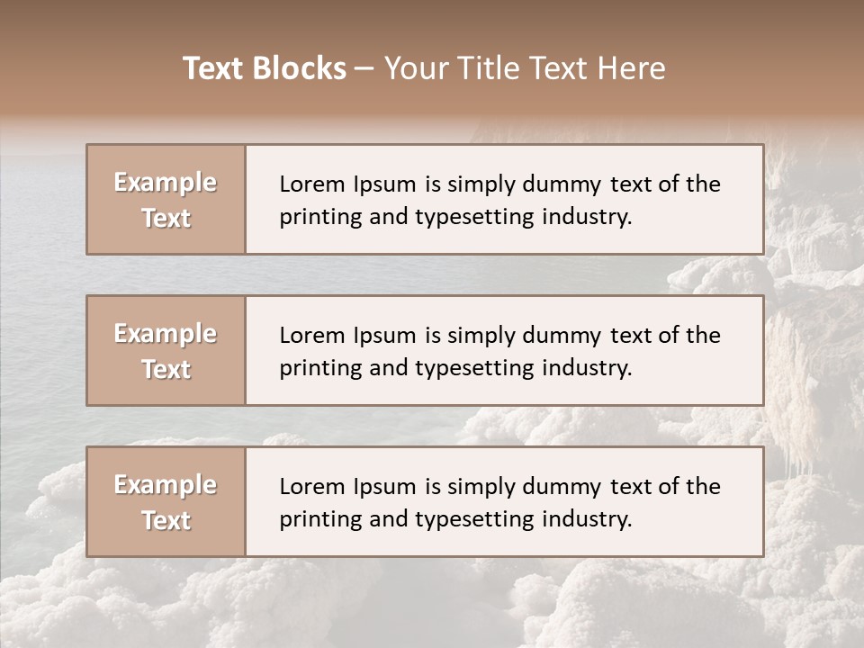 Sea Care Israel PowerPoint Template