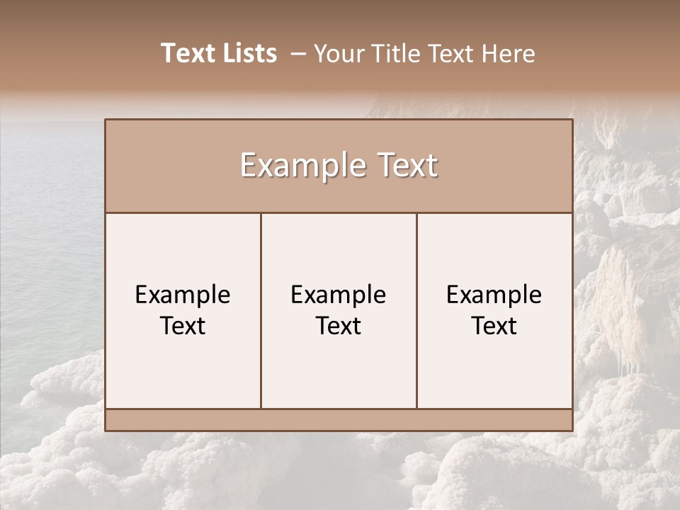 Sea Care Israel PowerPoint Template