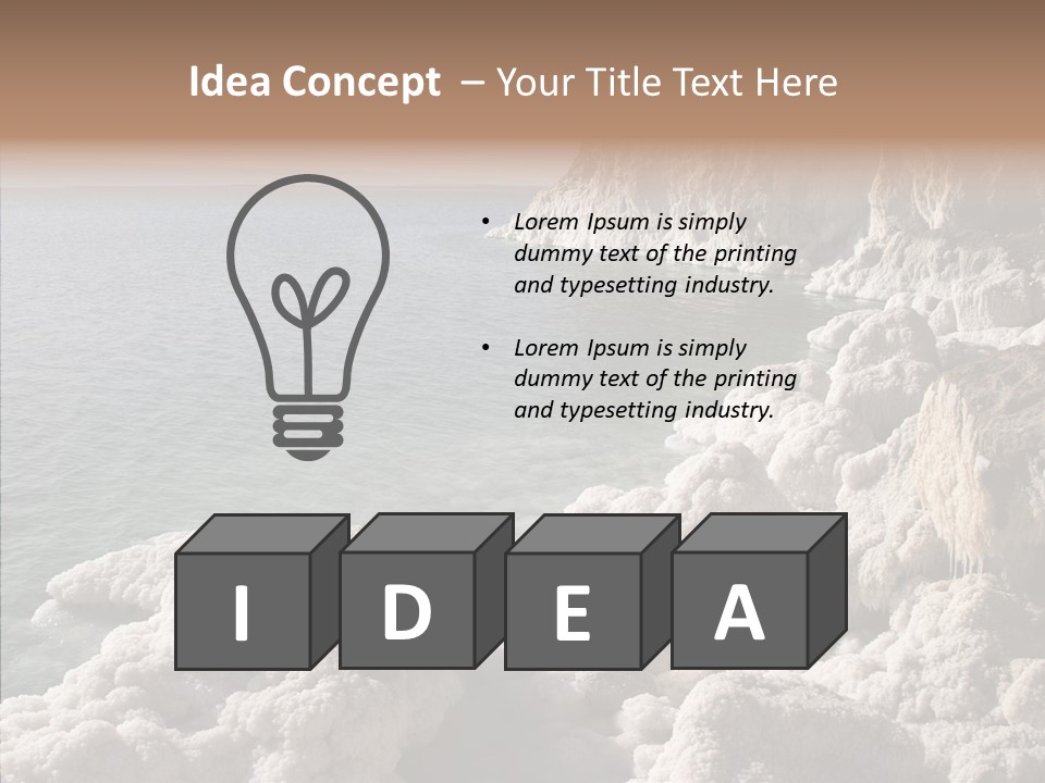 Sea Care Israel PowerPoint Template