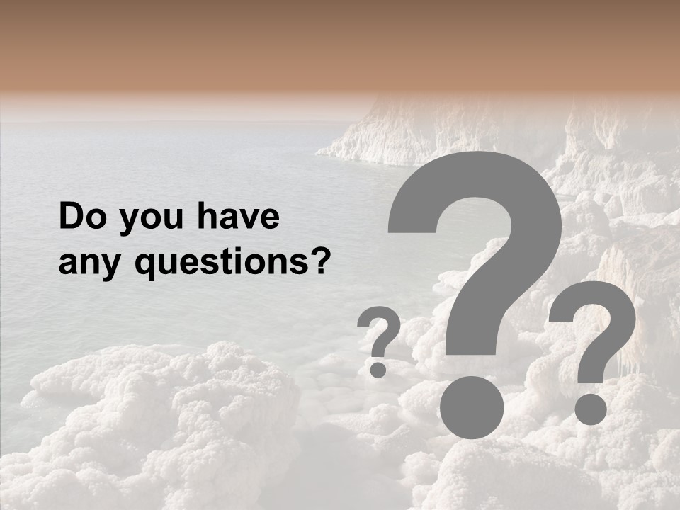 Sea Care Israel PowerPoint Template