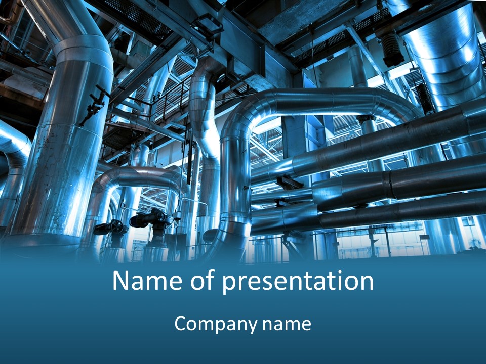 Energy Ethylene Industry PowerPoint Template
