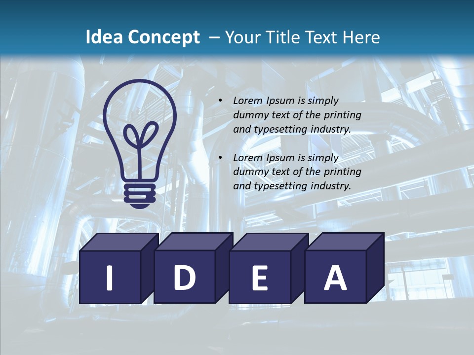 Energy Ethylene Industry PowerPoint Template