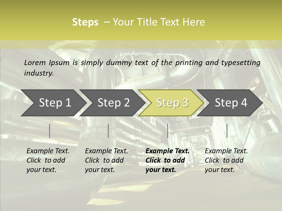 Worker Steel Insulation PowerPoint Template