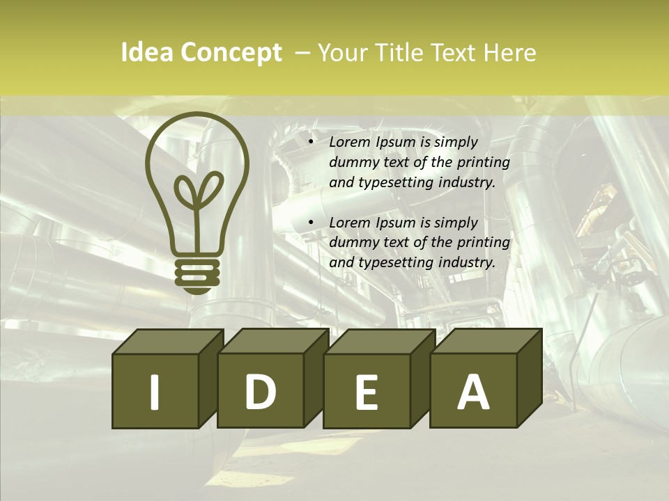 Worker Steel Insulation PowerPoint Template