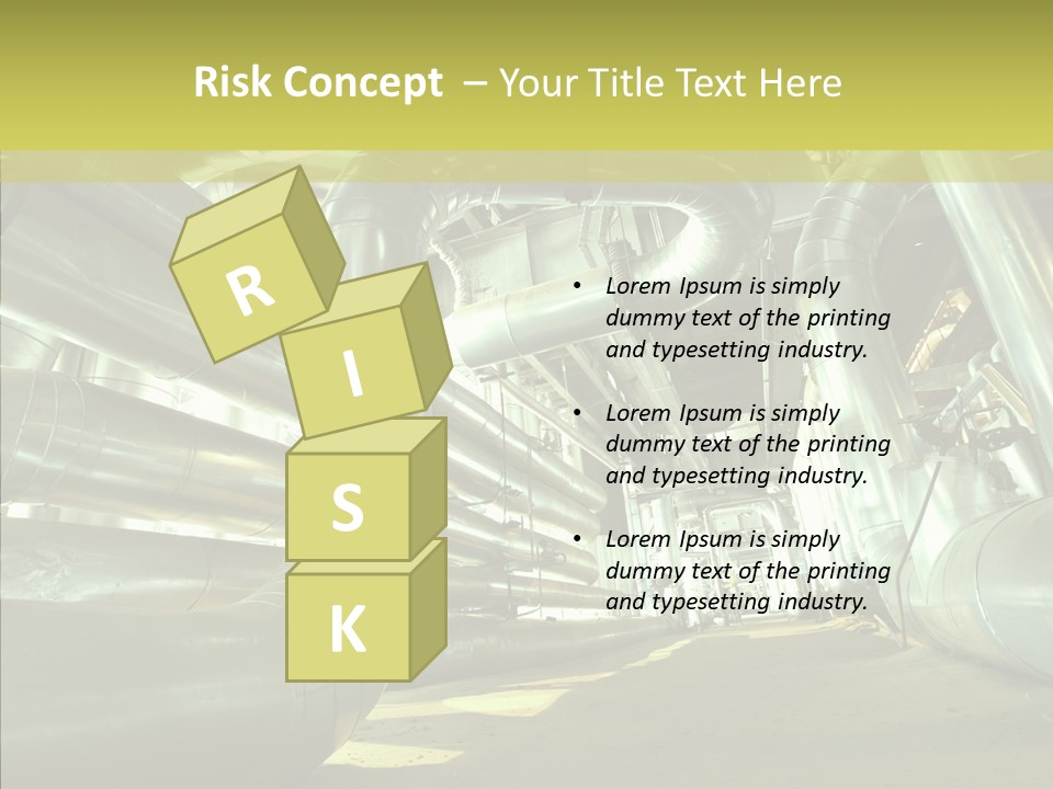 Worker Steel Insulation PowerPoint Template