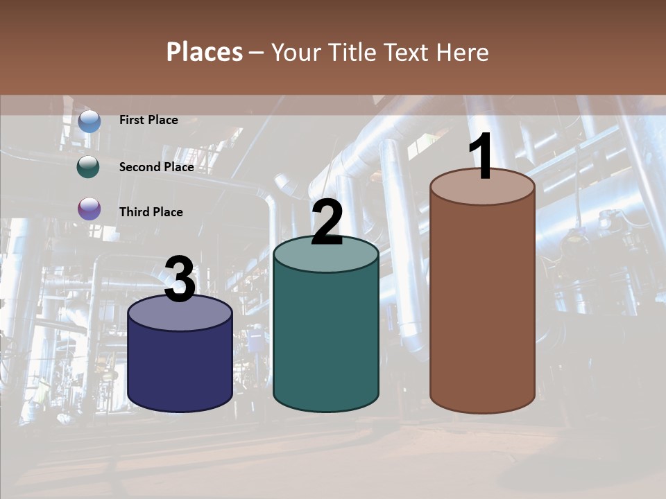 Engineer Production Oil Industry PowerPoint Template