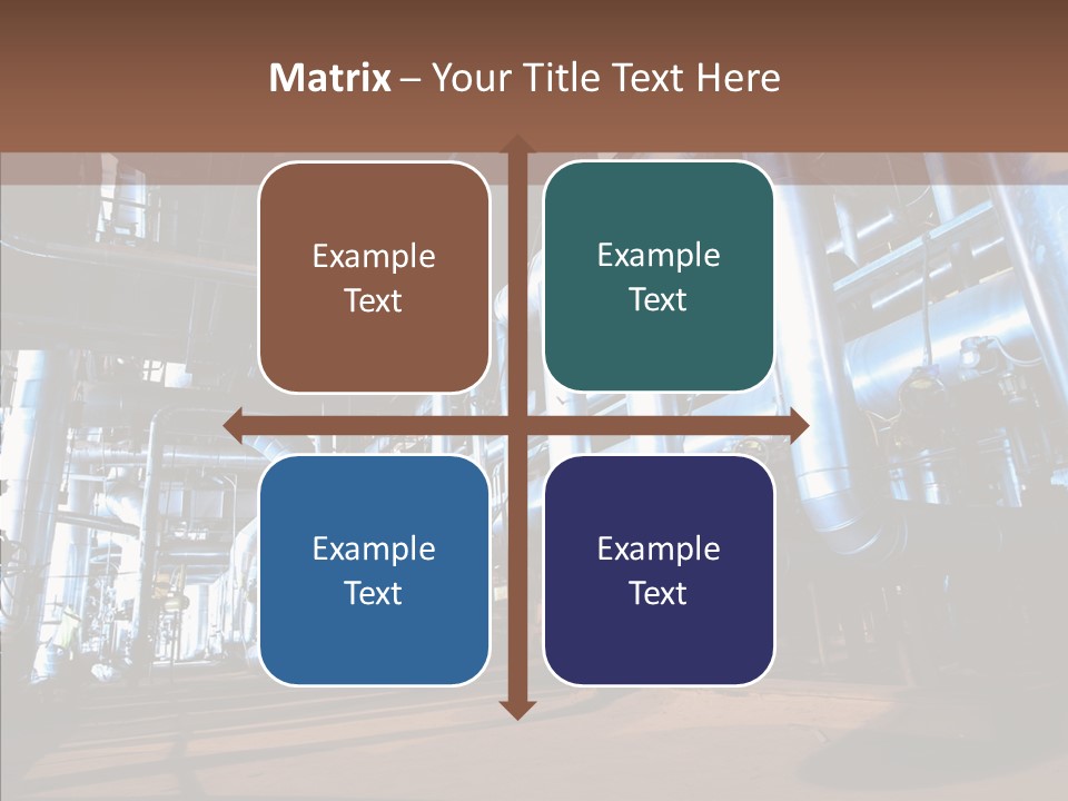 Engineer Production Oil Industry PowerPoint Template