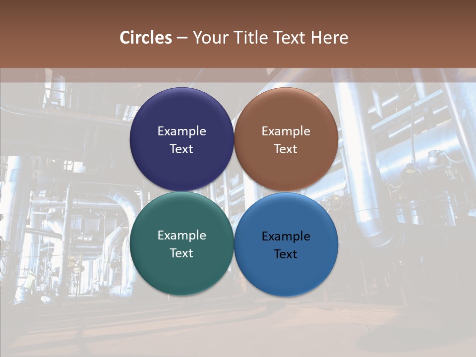 Engineer Production Oil Industry PowerPoint Template