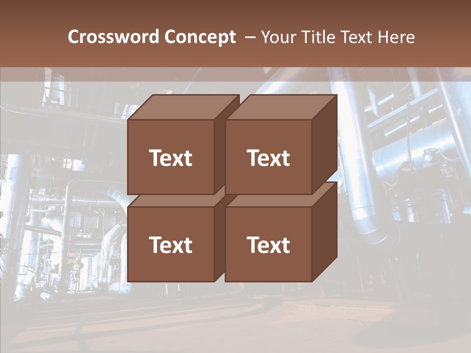 Engineer Production Oil Industry PowerPoint Template