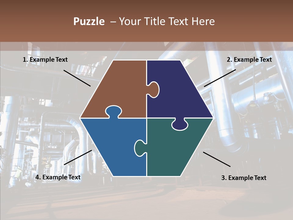 Engineer Production Oil Industry PowerPoint Template