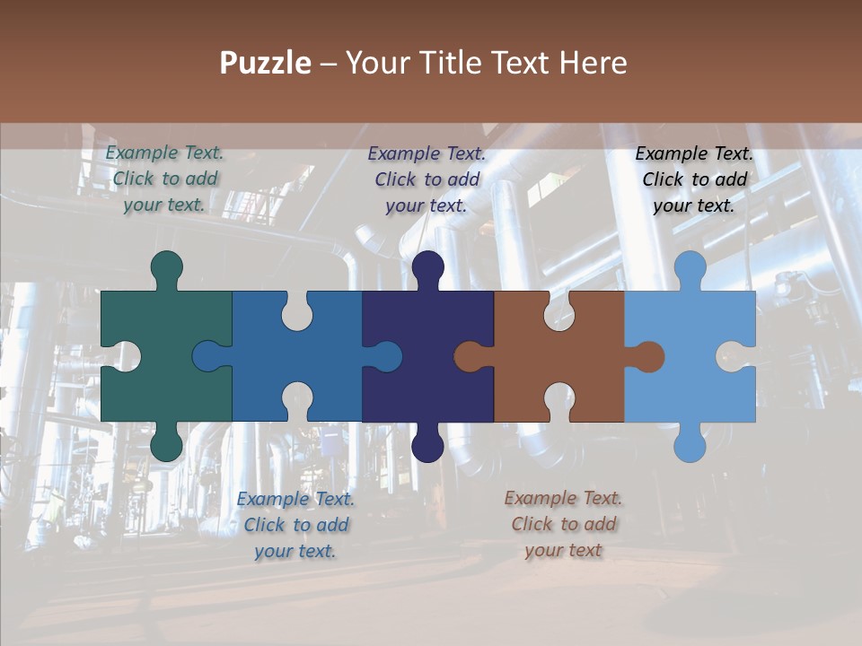 Engineer Production Oil Industry PowerPoint Template