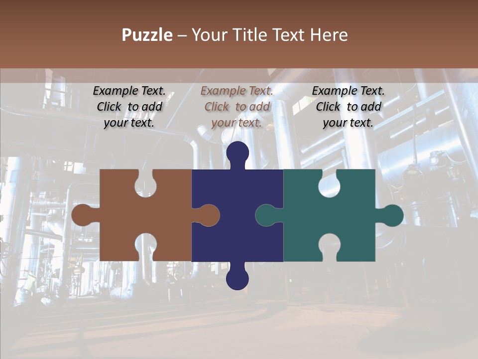 Engineer Production Oil Industry PowerPoint Template