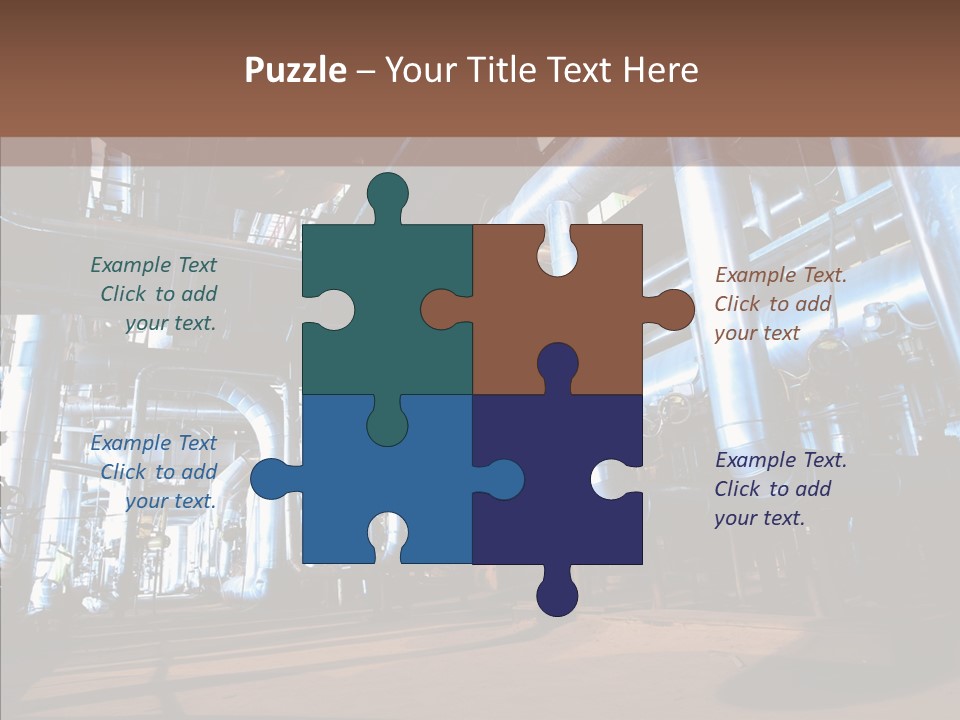 Engineer Production Oil Industry PowerPoint Template