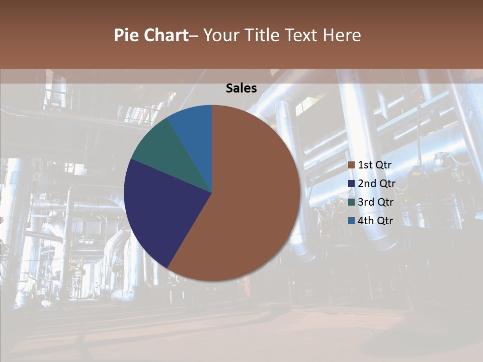 Engineer Production Oil Industry PowerPoint Template