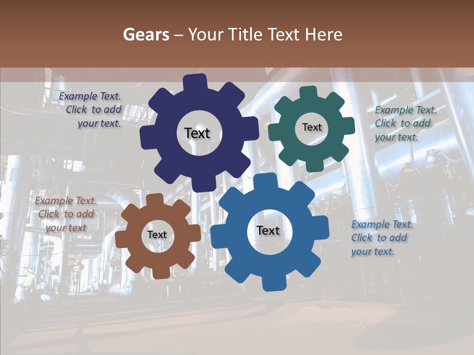 Engineer Production Oil Industry PowerPoint Template