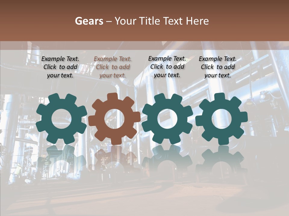 Engineer Production Oil Industry PowerPoint Template