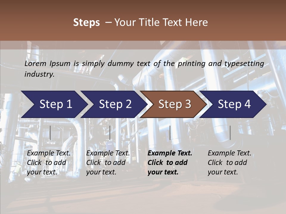 Engineer Production Oil Industry PowerPoint Template