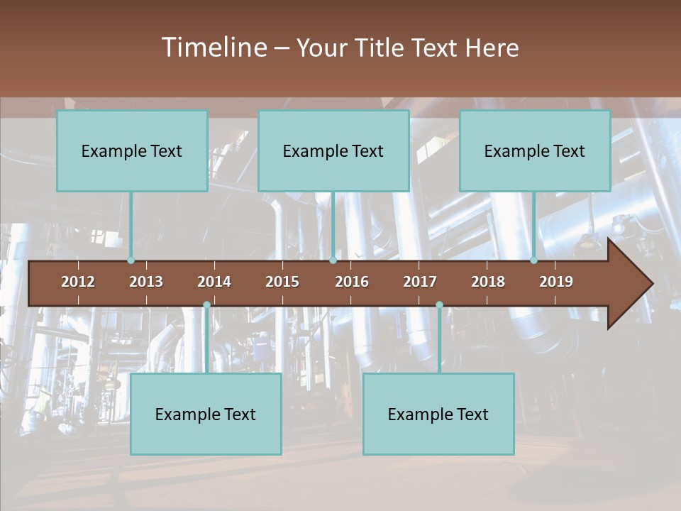 Engineer Production Oil Industry PowerPoint Template