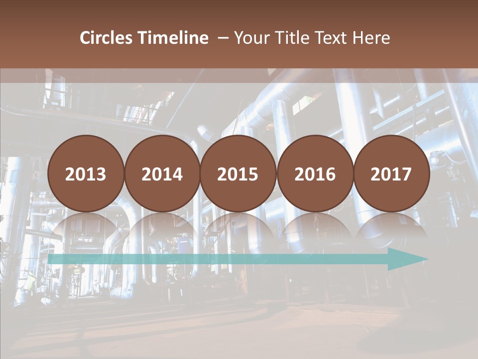 Engineer Production Oil Industry PowerPoint Template