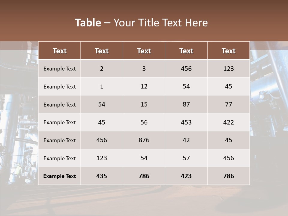 Engineer Production Oil Industry PowerPoint Template