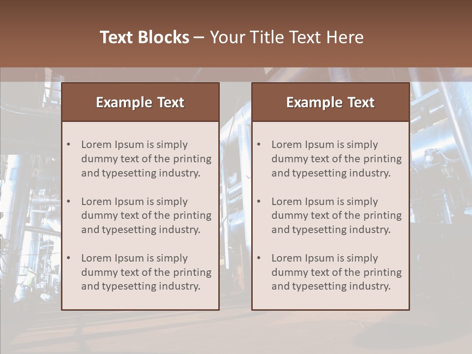 Engineer Production Oil Industry PowerPoint Template