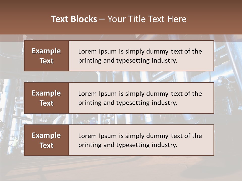 Engineer Production Oil Industry PowerPoint Template