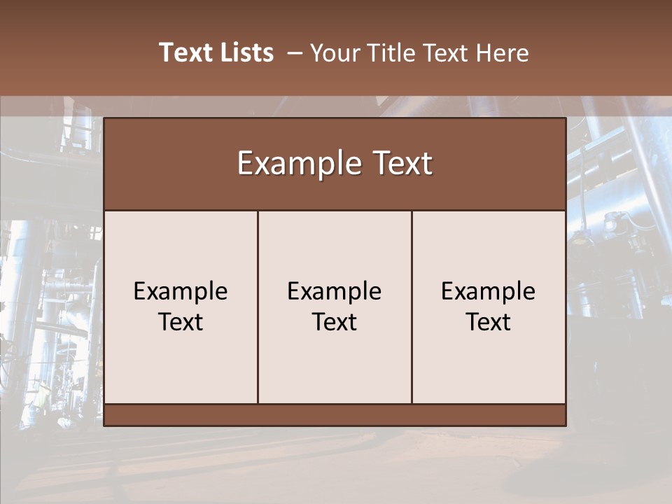 Engineer Production Oil Industry PowerPoint Template