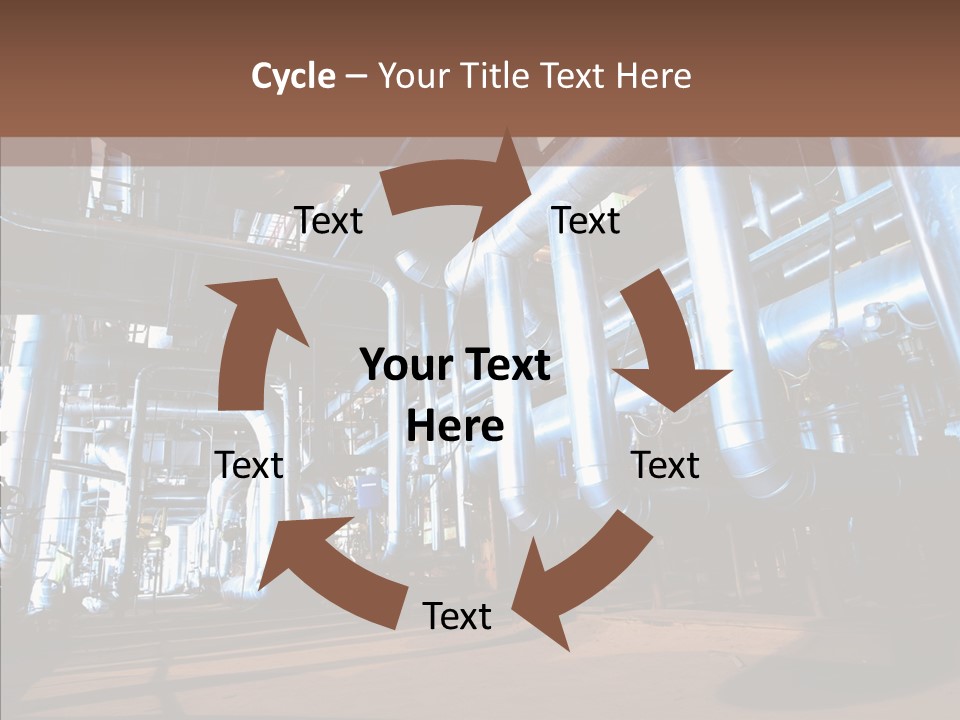Engineer Production Oil Industry PowerPoint Template