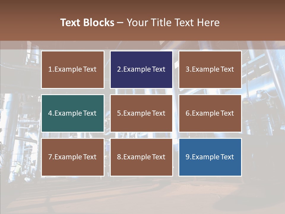 Engineer Production Oil Industry PowerPoint Template