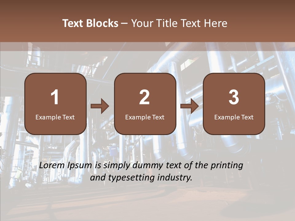 Engineer Production Oil Industry PowerPoint Template