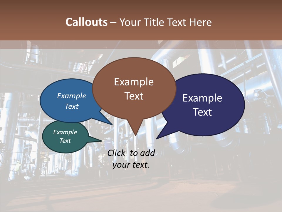Engineer Production Oil Industry PowerPoint Template