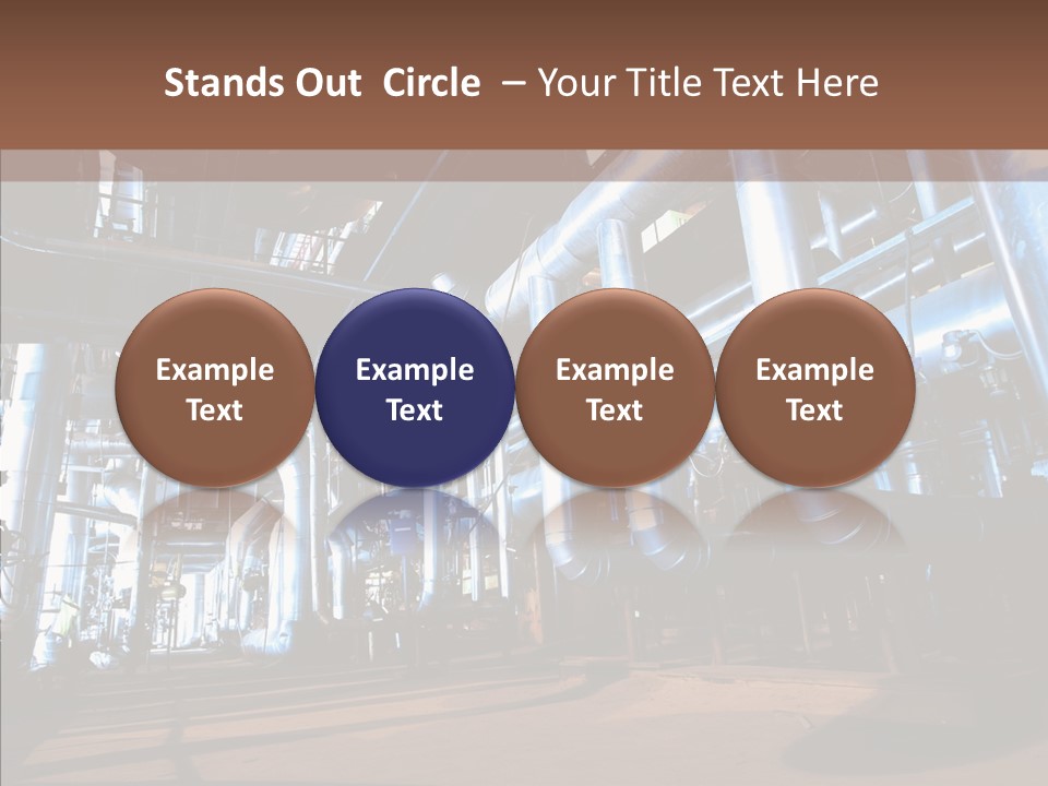 Engineer Production Oil Industry PowerPoint Template