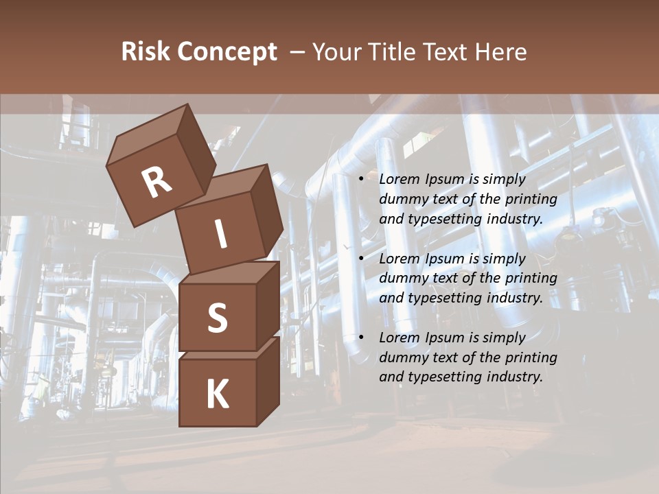 Engineer Production Oil Industry PowerPoint Template