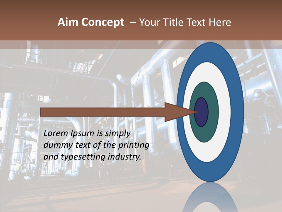 Engineer Production Oil Industry PowerPoint Template