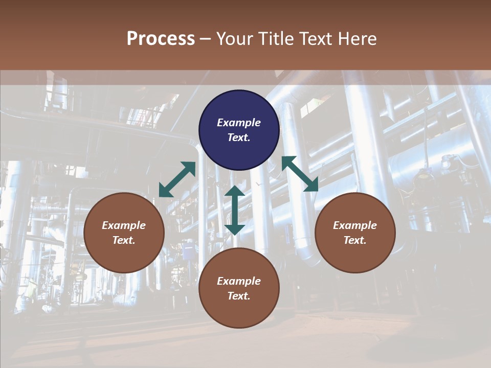 Engineer Production Oil Industry PowerPoint Template