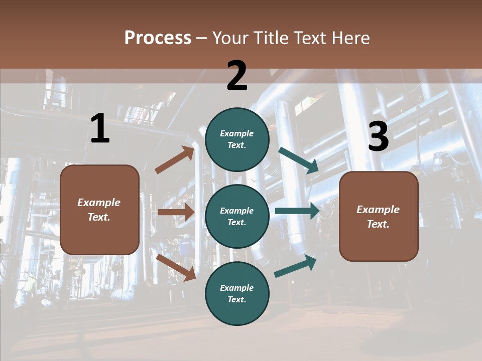 Engineer Production Oil Industry PowerPoint Template