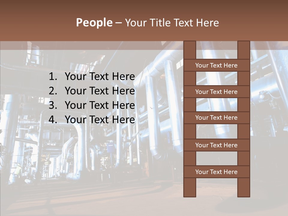 Engineer Production Oil Industry PowerPoint Template