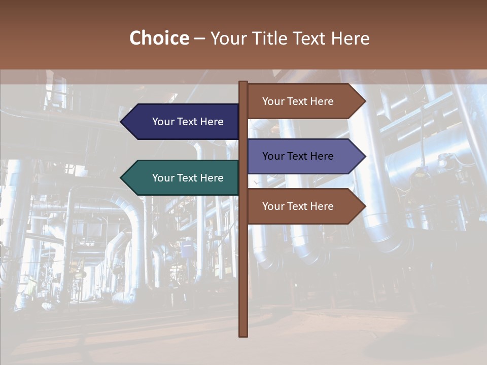 Engineer Production Oil Industry PowerPoint Template