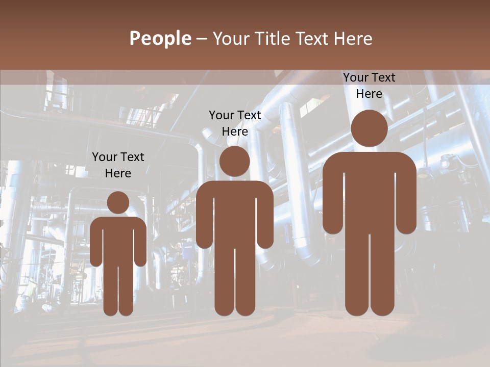 Engineer Production Oil Industry PowerPoint Template