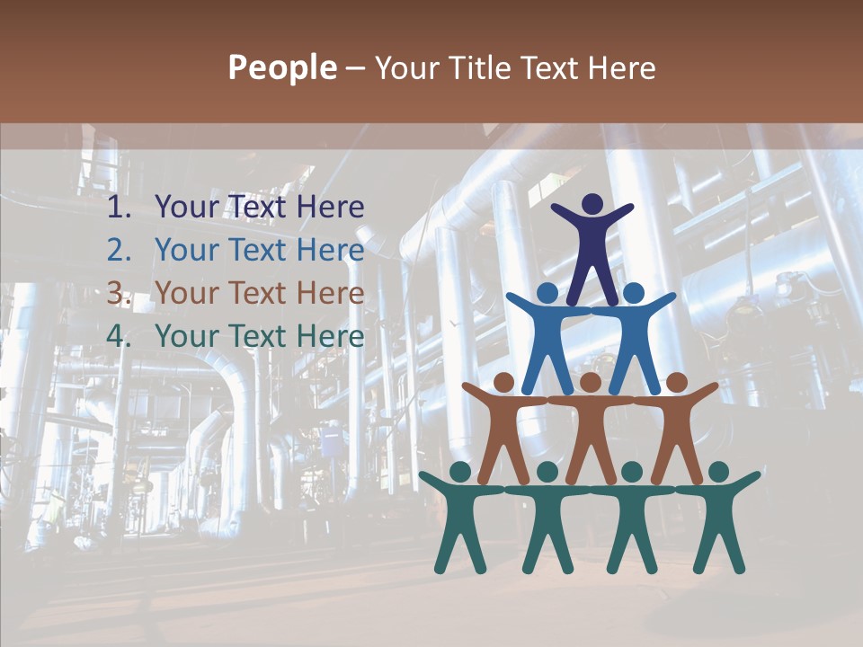 Engineer Production Oil Industry PowerPoint Template